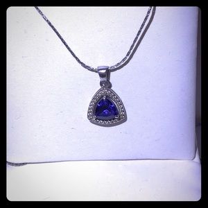 Kays Sapphire and Diamond Necklace